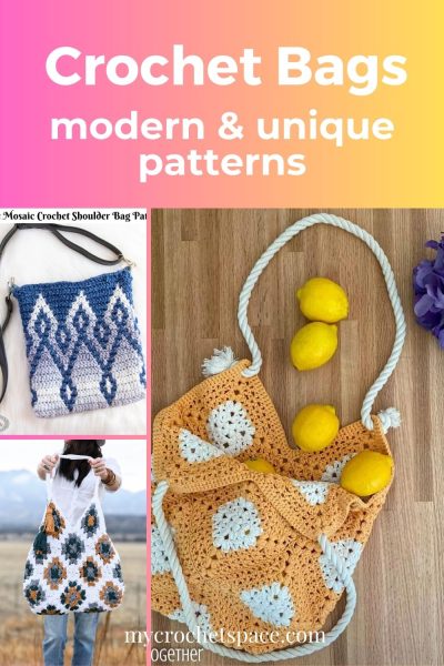 18 Fun & Easy Crochet Bag Patterns for Summer - Stitch11