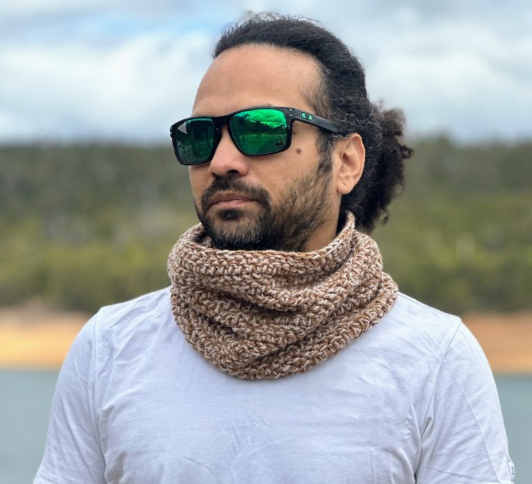 Men's crochet cowl free pattern