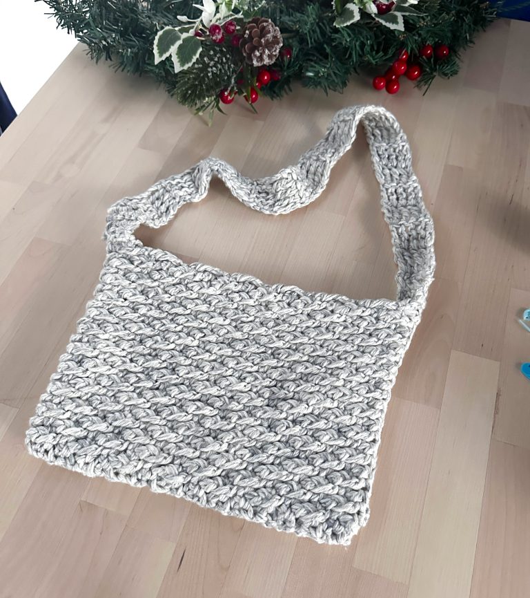 Alpine crochet handbag free pattern