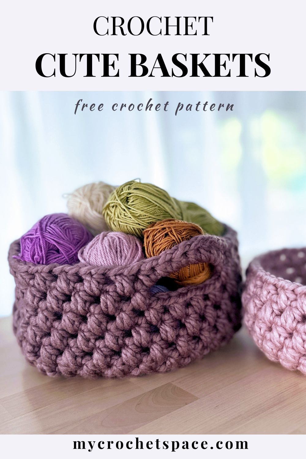 Crochet Basket Pattern My Crochet Space